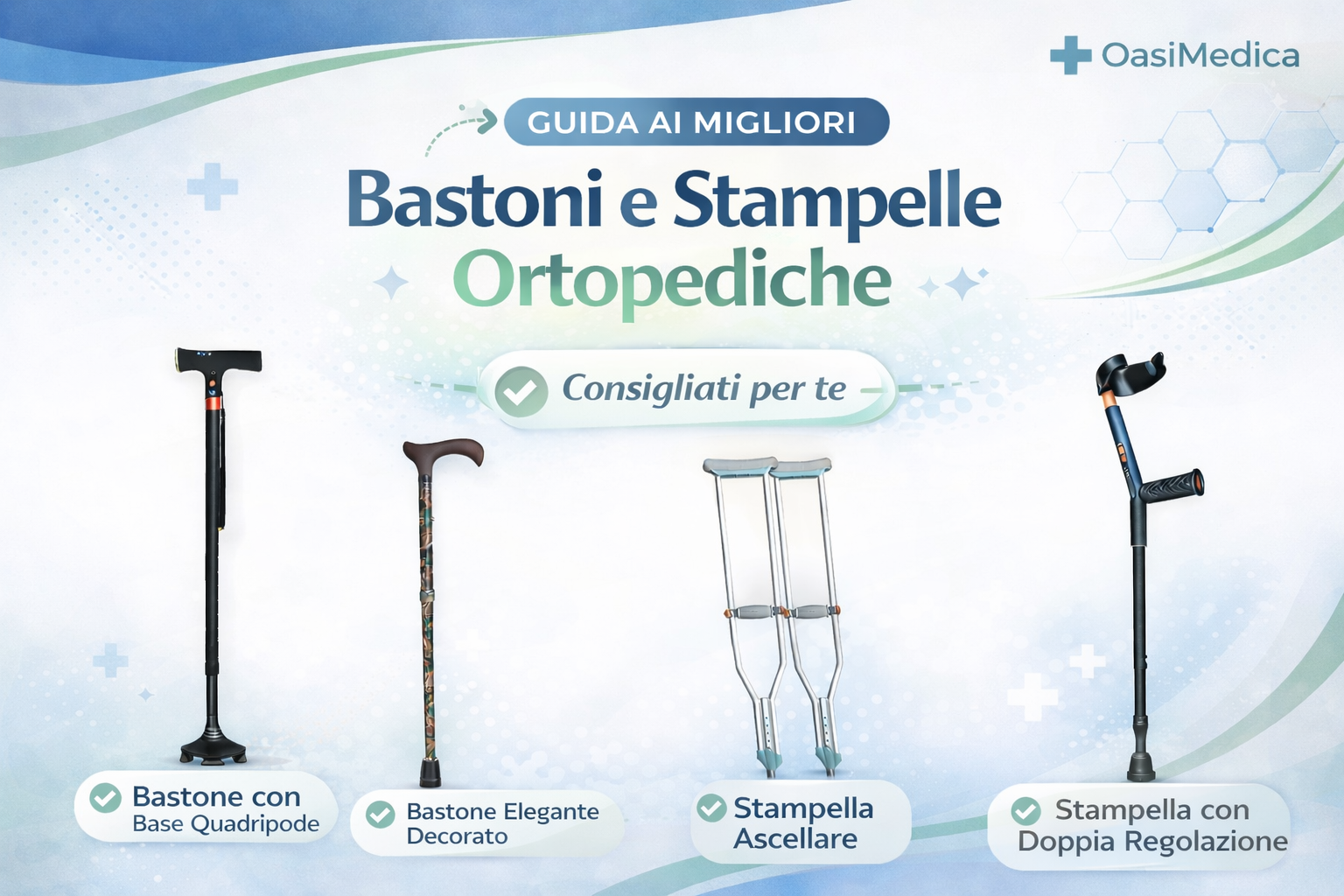 Migliori bastoni e stampelle ortopediche: guida completa alla scelta del supporto ideale Migliori bastoni e stampelle ortopediche: guida completa alla scelta del supporto ideale