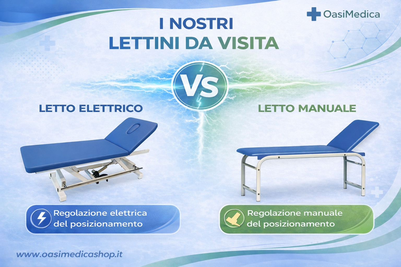 Lettino da visita elettrico vs manuale: quale scegliere per il tuo studio medico? Lettino da visita elettrico vs manuale: quale scegliere per il tuo studio medico?
