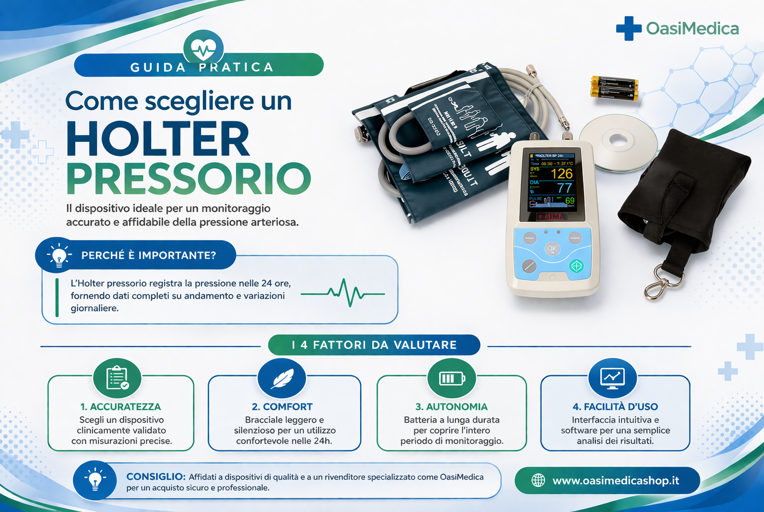 Come scegliere un Holter pressorio: guida completa per un monitoraggio preciso e affidabile Come scegliere un Holter pressorio: guida completa per un monitoraggio preciso e affidabile